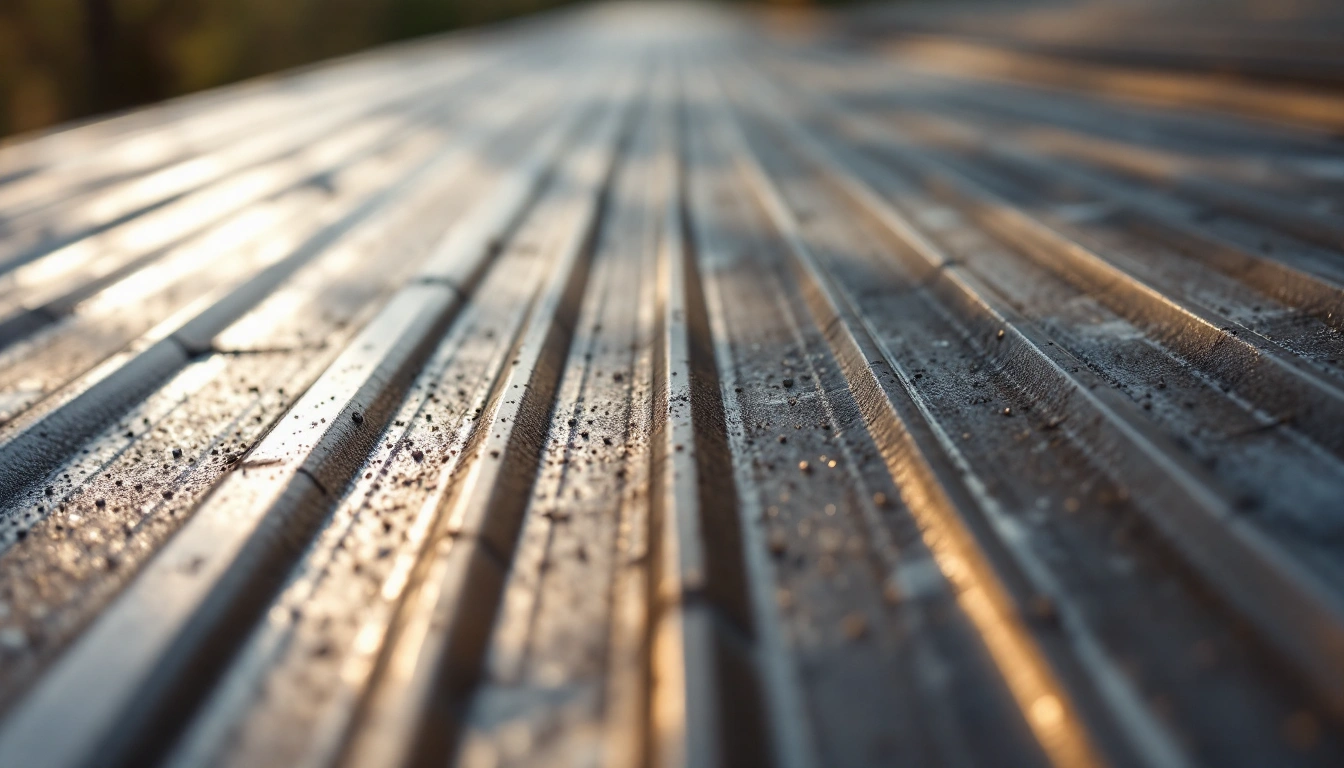 Metal panels with long raised seams